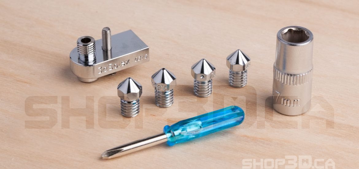 MORE CHOICES AND LOWER PRICES FOR NOZZLES FOR THE ULTIMAKER 2+ FAMILY - Shop3D.ca