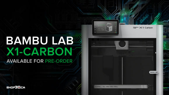 Pre-Order Alert! Bambu Lab X1-Carbon Now Available