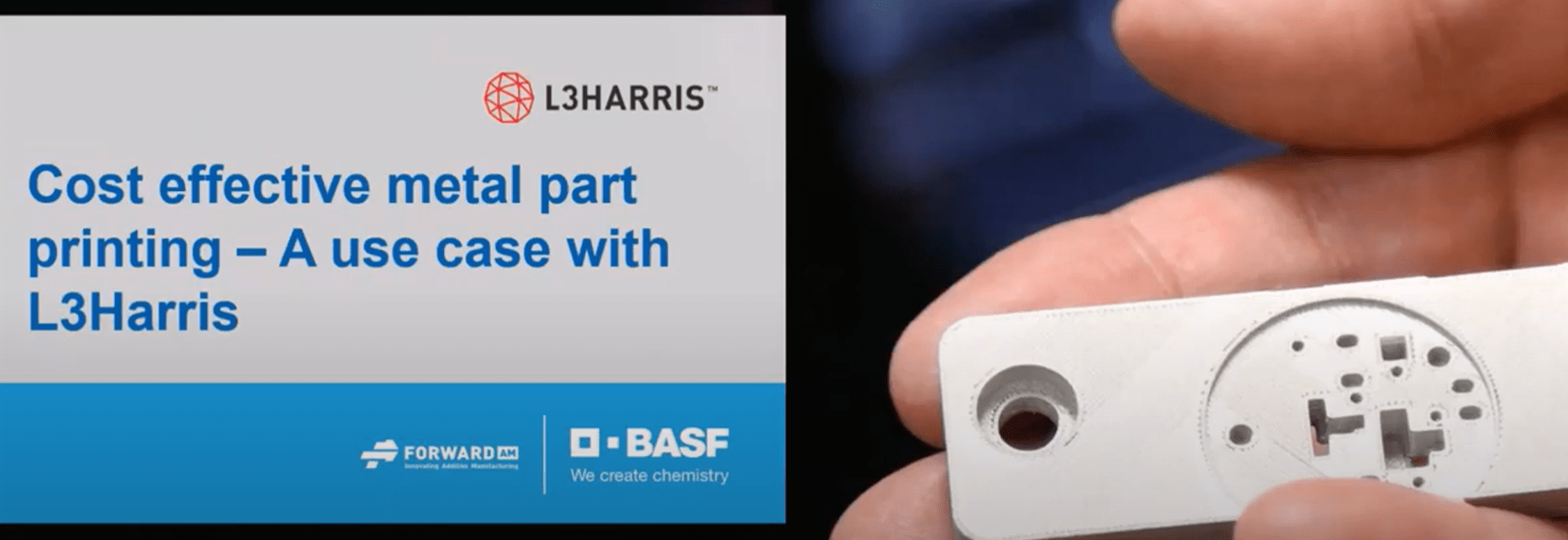 Cost Effective Metal Part Printing - A Use Case with L3Harris | BASF Forward AM - Shop3D.ca