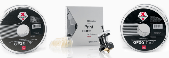 XSTRAND by Owens Corning & Ultimaker CC Red Print Core
