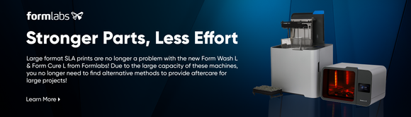 New From Formlabs: Form Wash L & Form Cure L