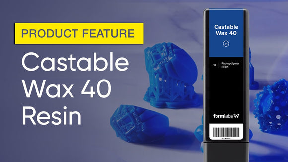 Formlabs Castable Wax 40 Resin