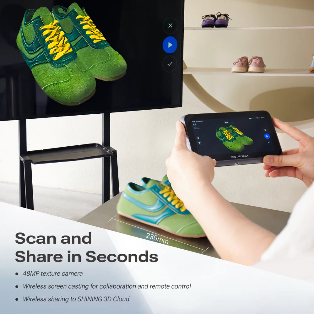 Einstar Vega from Shining3D - Wireless all in one Scanner