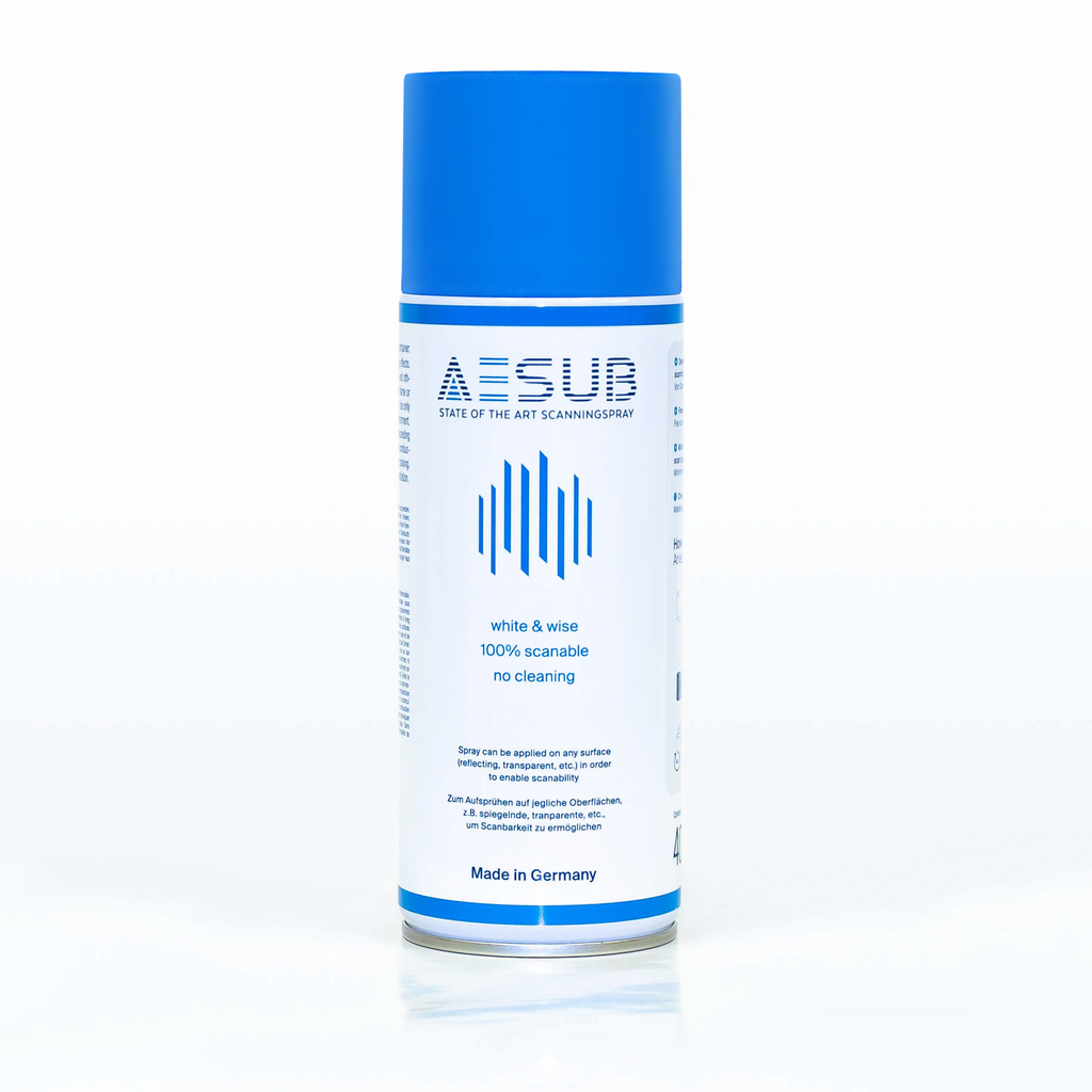 AESUB Blue - Matte Disappearing Spray for 3D Scanning