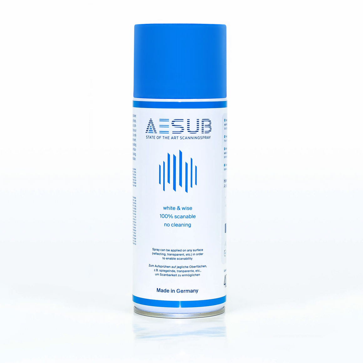 AESUB Blue - Matte Disappearing Spray for 3D Scanning