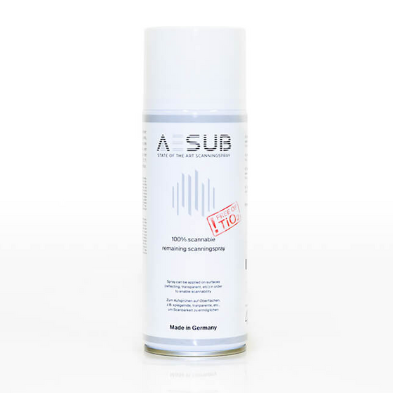 AESUB White - Matte Spray for 3D Scanning
