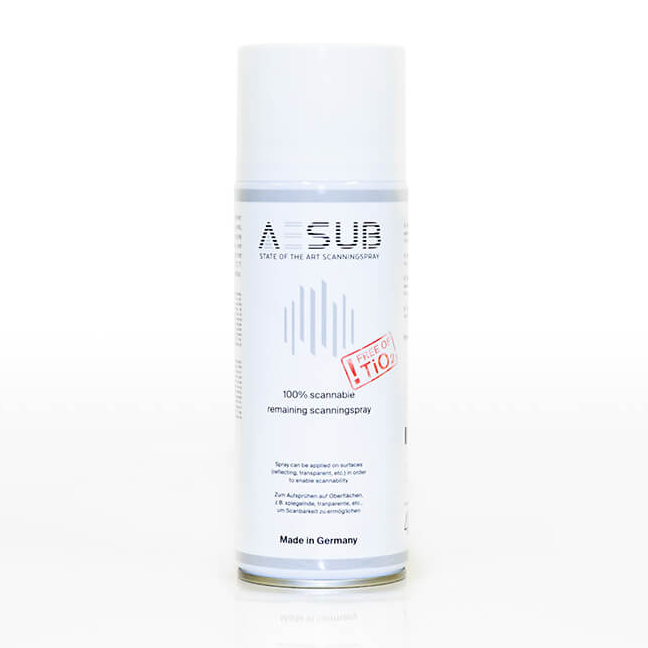 AESUB White - Matte Spray for 3D Scanning