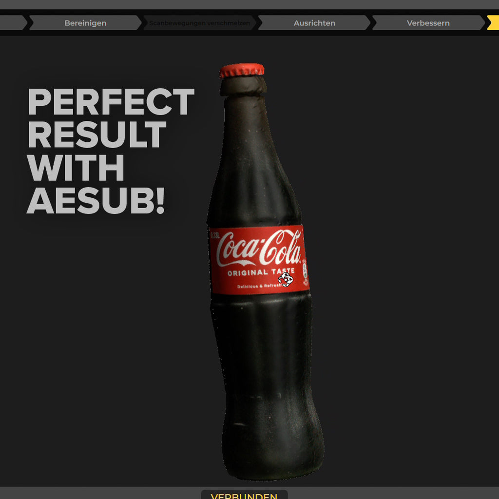 AESUB Transparent - Disappearing Dulling Spray for 3D Scanning
