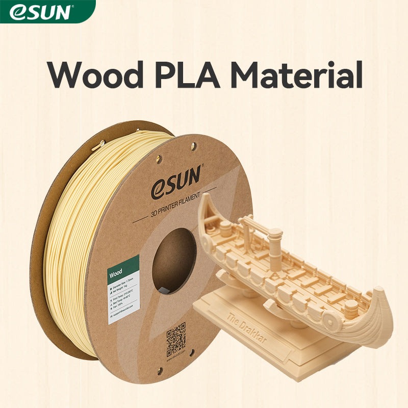 eSun Wood Filament 1.75mm - 1kg Spool