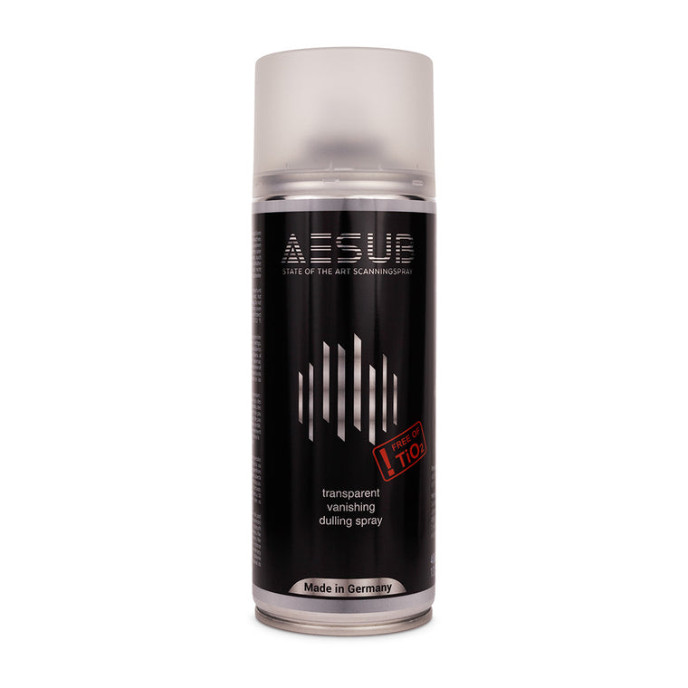AESUB Transparent - Disappearing Dulling Spray for 3D Scanning