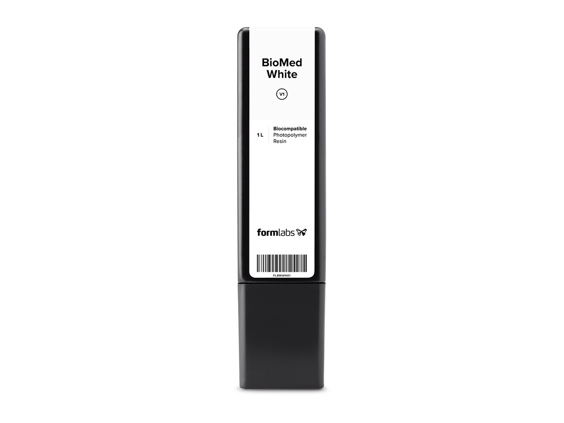 Formlabs BioMed White Resin Cartridge (1 Litre OEM)