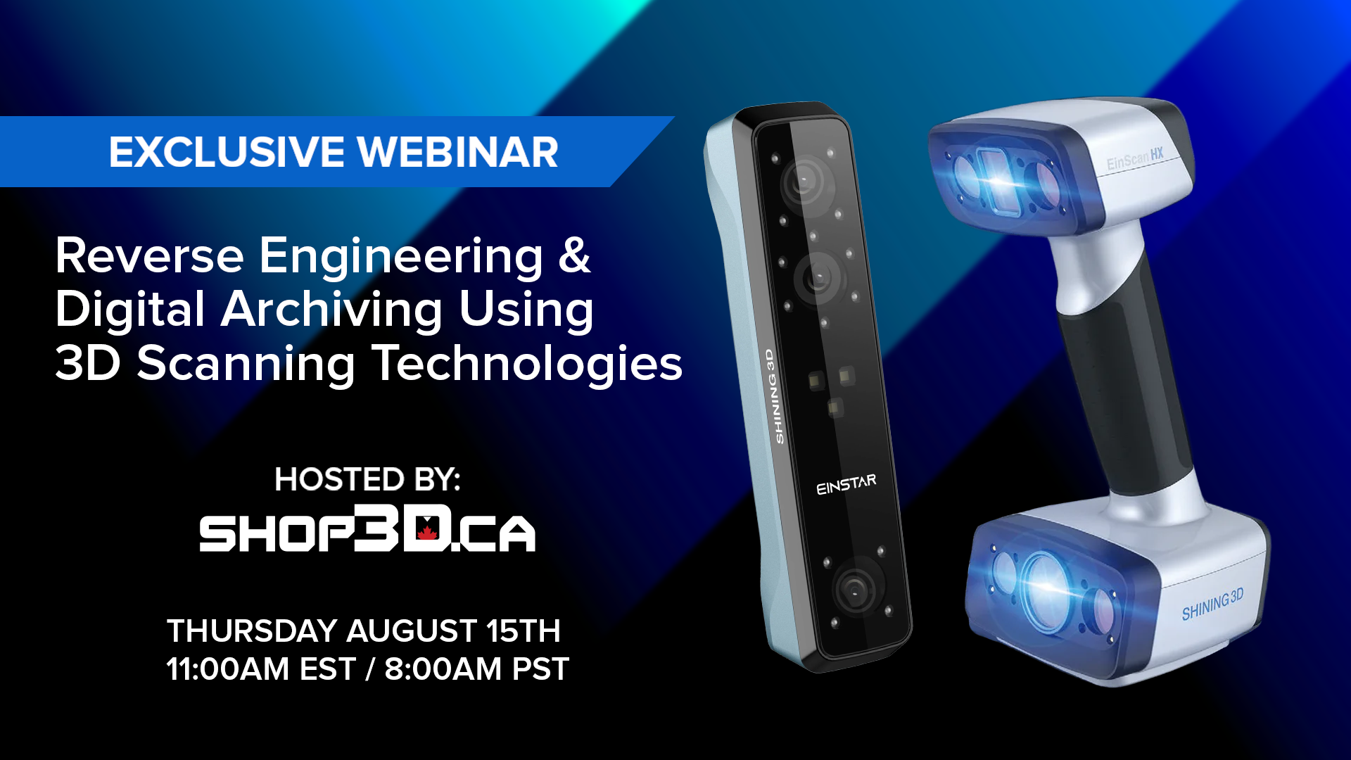 Webinar: Reverse Engineering and Digital Archiving using 3D Scanning Technologies
