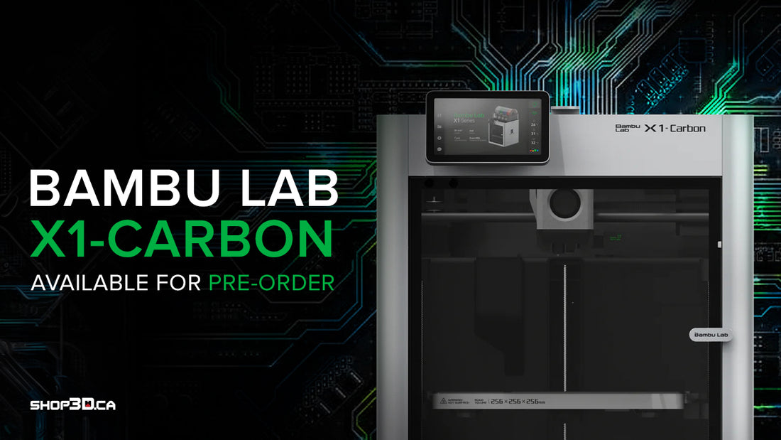Pre-Order Alert! Bambu Lab X1-Carbon Now Available