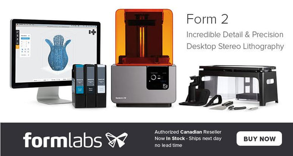 SHOP3D.CA IS THE OFFICIAL CANADIAN RESELLER FOR FORMLABS SLA 3D PRINTER AND RESINS