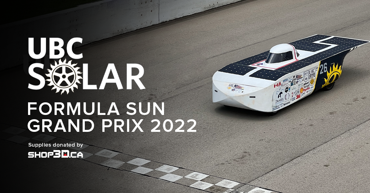 UBC Solar takes part in the Formula Sun Grand Prix!