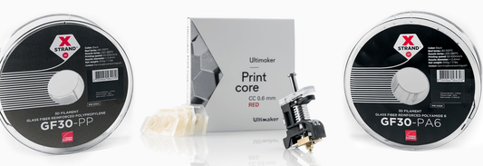 XSTRAND by Owens Corning & Ultimaker CC Red Print Core - Shop3D.ca
