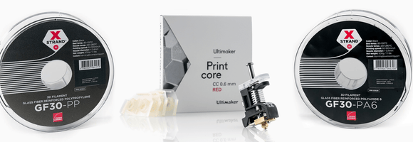 XSTRAND by Owens Corning & Ultimaker CC Red Print Core