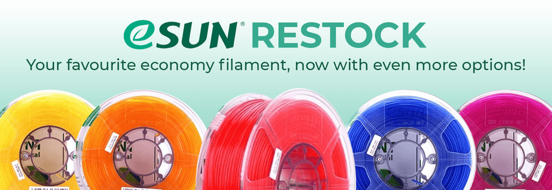 eSun Restock & Introducing New Filaments - Shop3D.ca