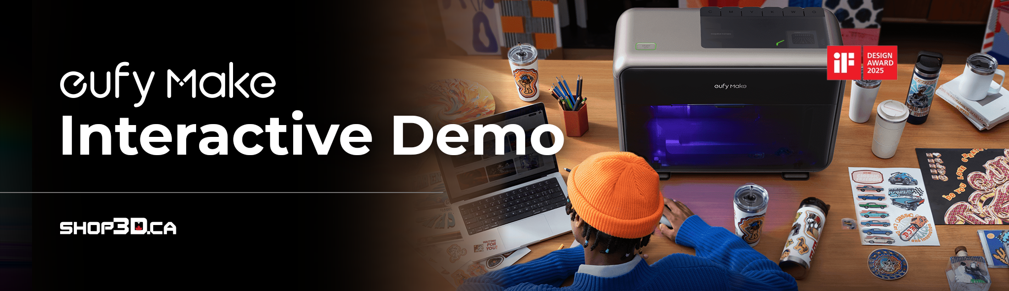 eufyMake UV Printing Interactive Demo