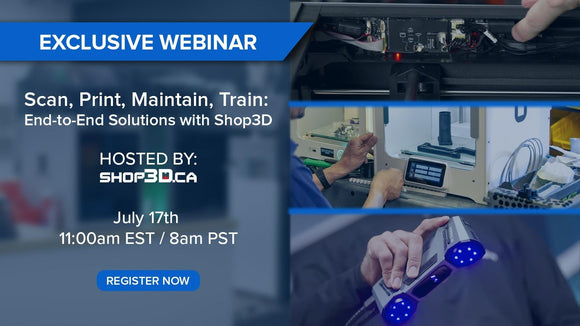 [Exclusive Webinar] Scan, Print, Maintain, Train: End-to-End Solutions with Shop3D