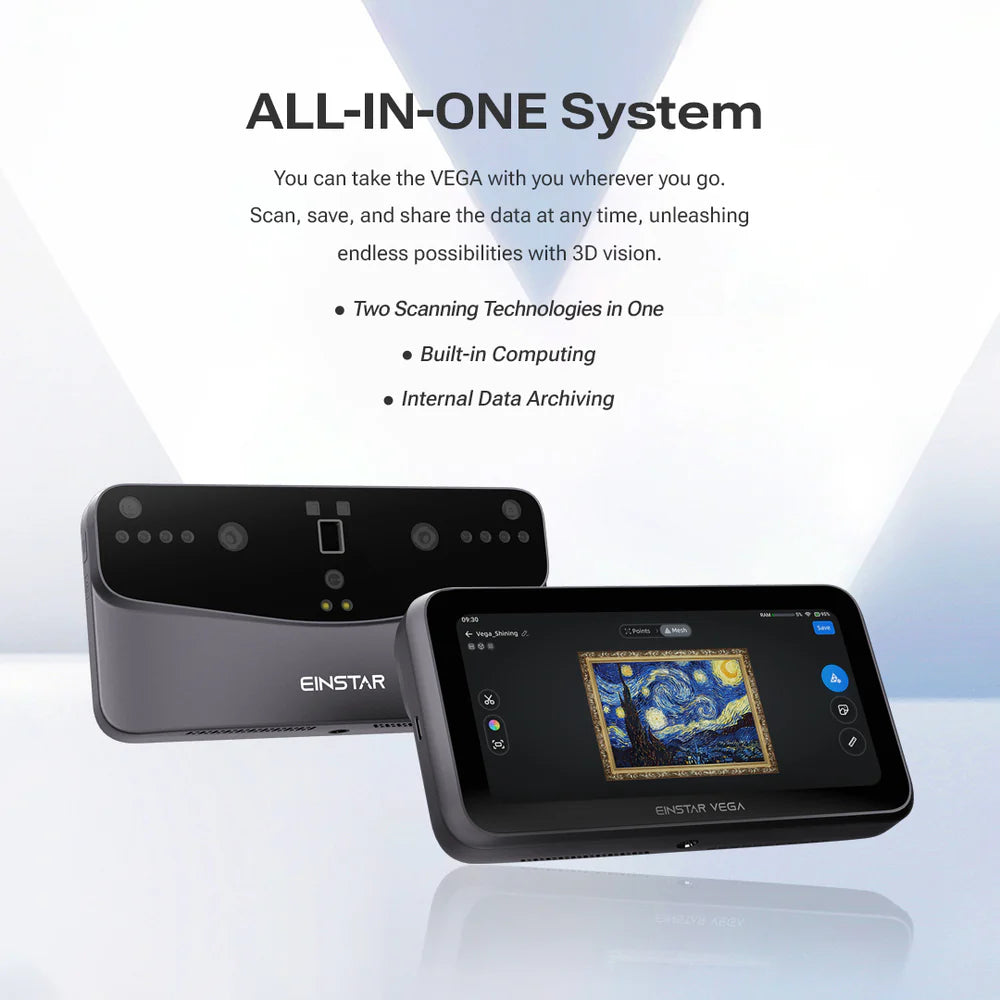 Einstar Vega from Shining3D - Wireless all in one Scanner