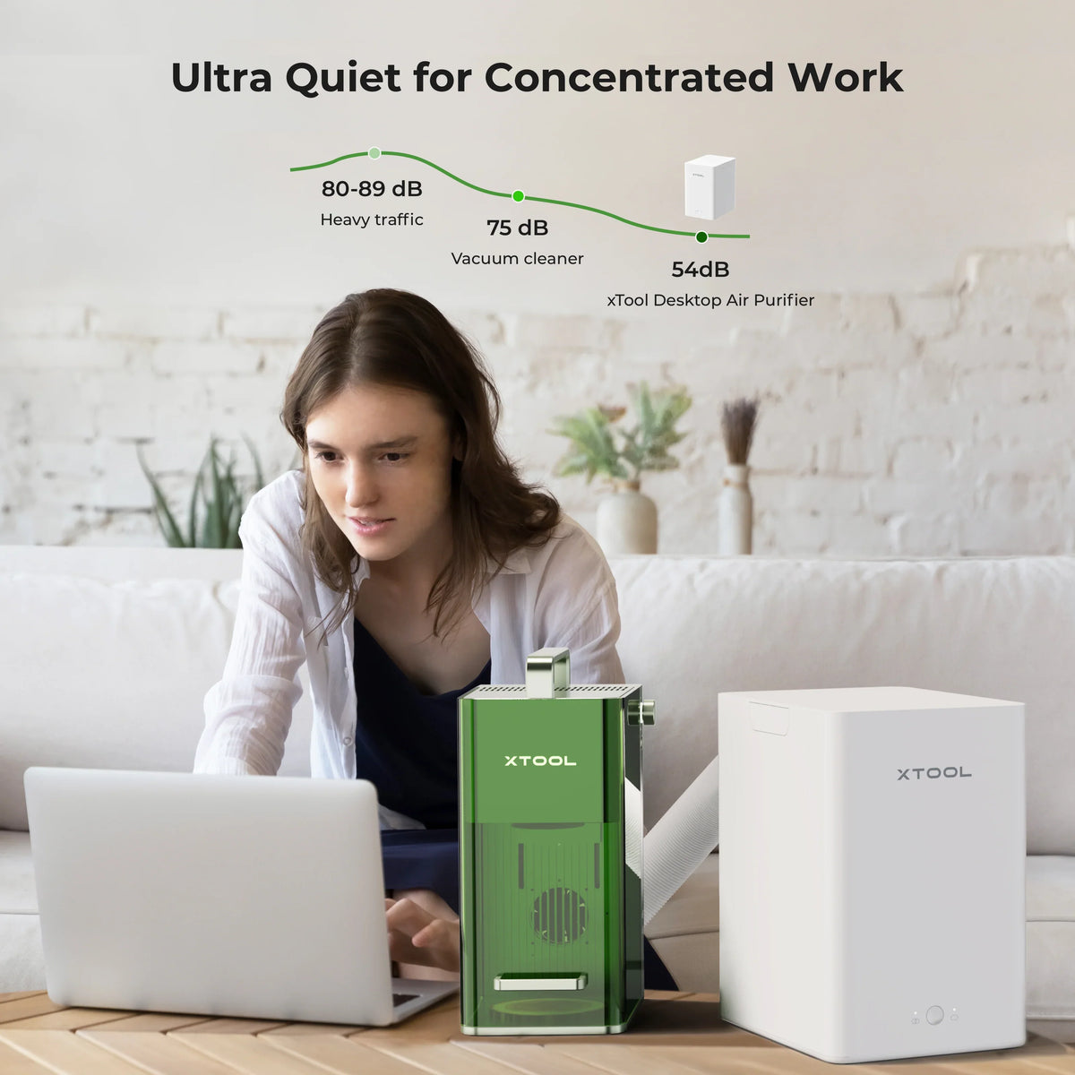 xTool Desktop Smoke Purifier included accessories