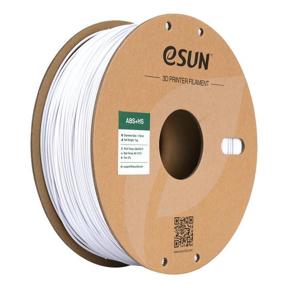 eSun 3D Printing ABS+HS (High Speed) Filament - 1.75mm (1kg)