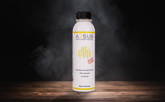 AESUB Yellow - Airbrush Matte and Disappearing Spray for 3D Scanning (200ml)