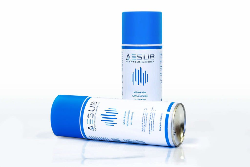 AESUB Blue - Matte Disappearing Spray for 3D Scanning