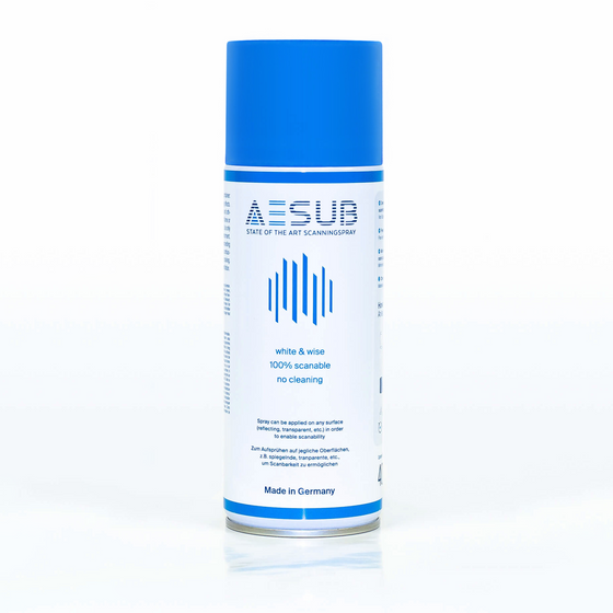 AESUB Blue - Matte and Disappearing Spray for 3D Scanning
