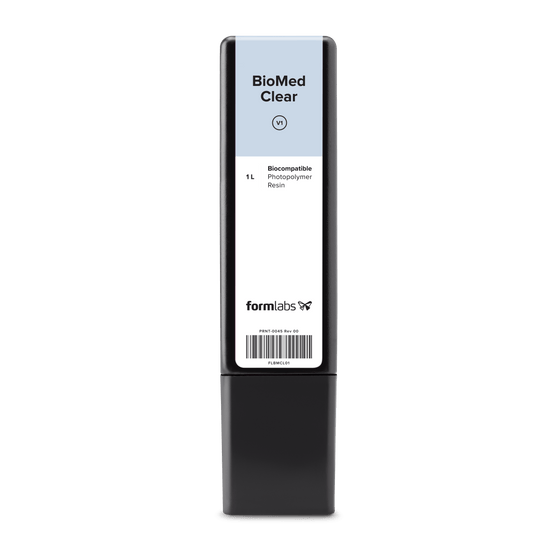 Formlabs BioMed Clear Resin Cartridge (1 Litre OEM) - Shop3D.ca