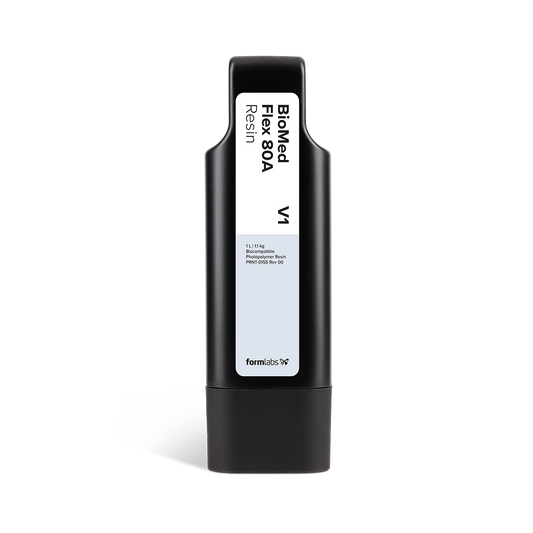 Formlabs BioMed Flexible 80A Resin Cartridge V1.1 (1 Litre OEM) - Form 4B