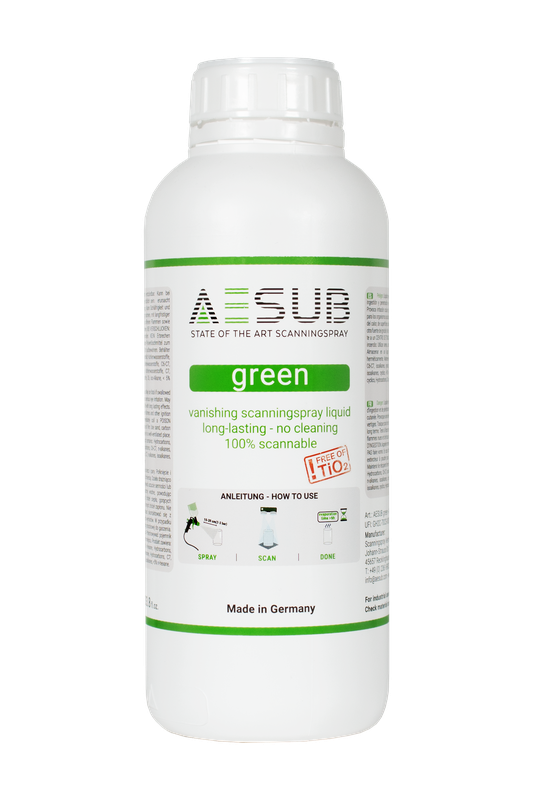 AESUB Green Scanning Spray (1L) (Refill for Spray Gun)