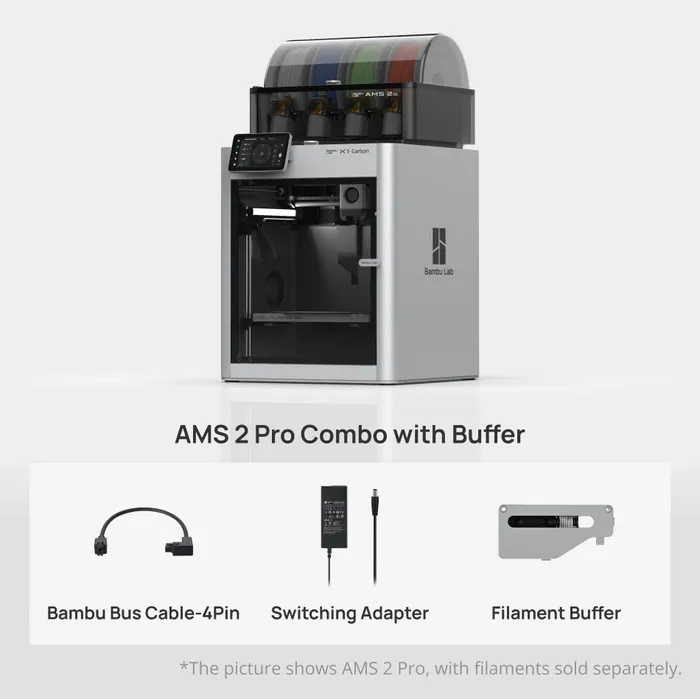 Bambu Lab X1-Carbon 3D Printer (w/ESA/TUV Certification)
