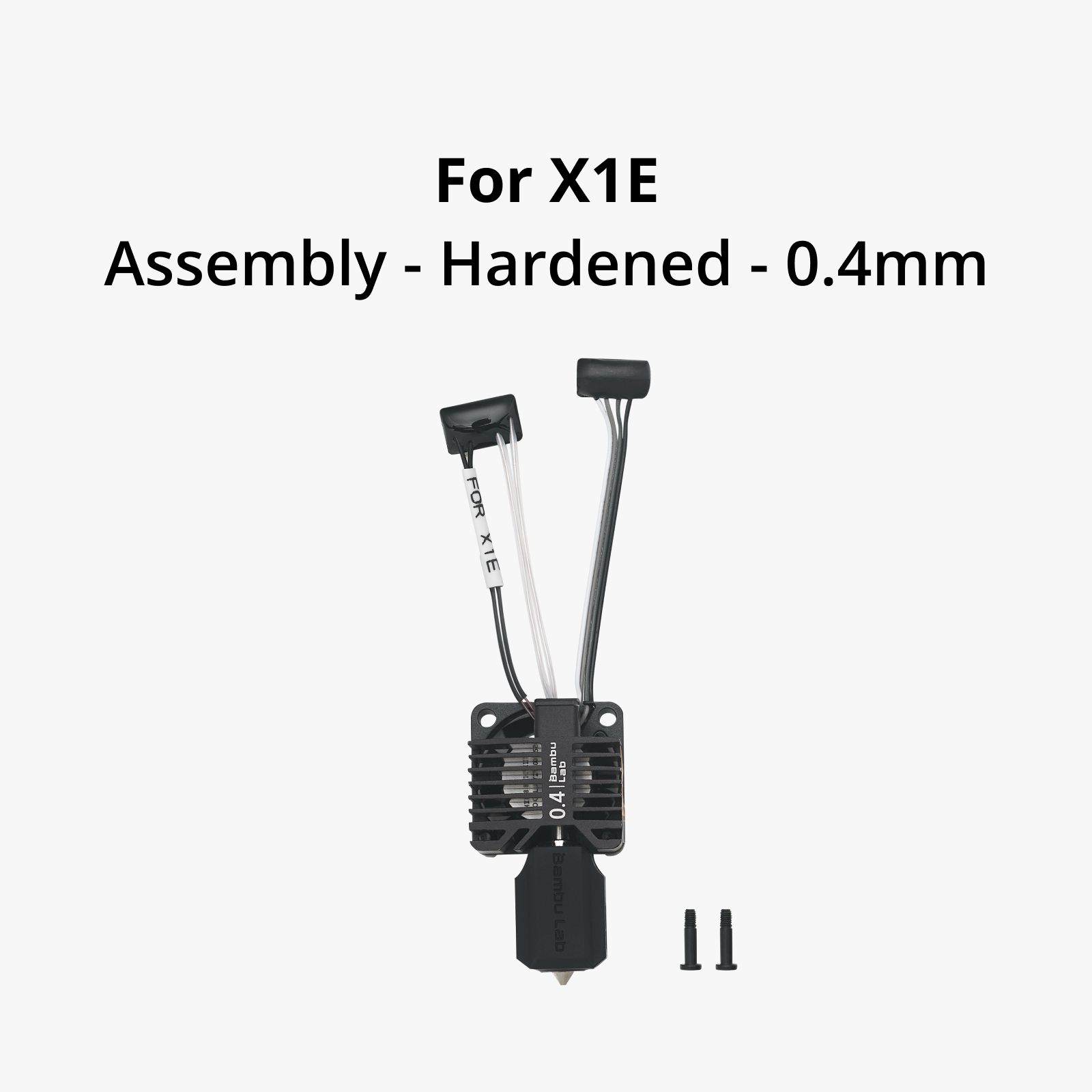 WELLSHOW Hardened Steel Hotend Kit For Bambu Lab X1/P1/A1 3D Printer – 1.75mm Filament