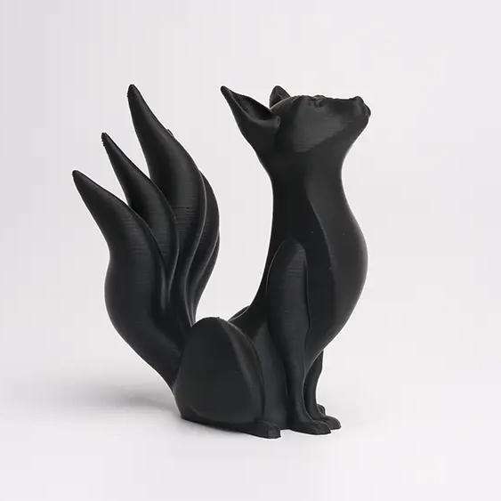 eABS Max Black Filament Sample Print: 5-tailed fox