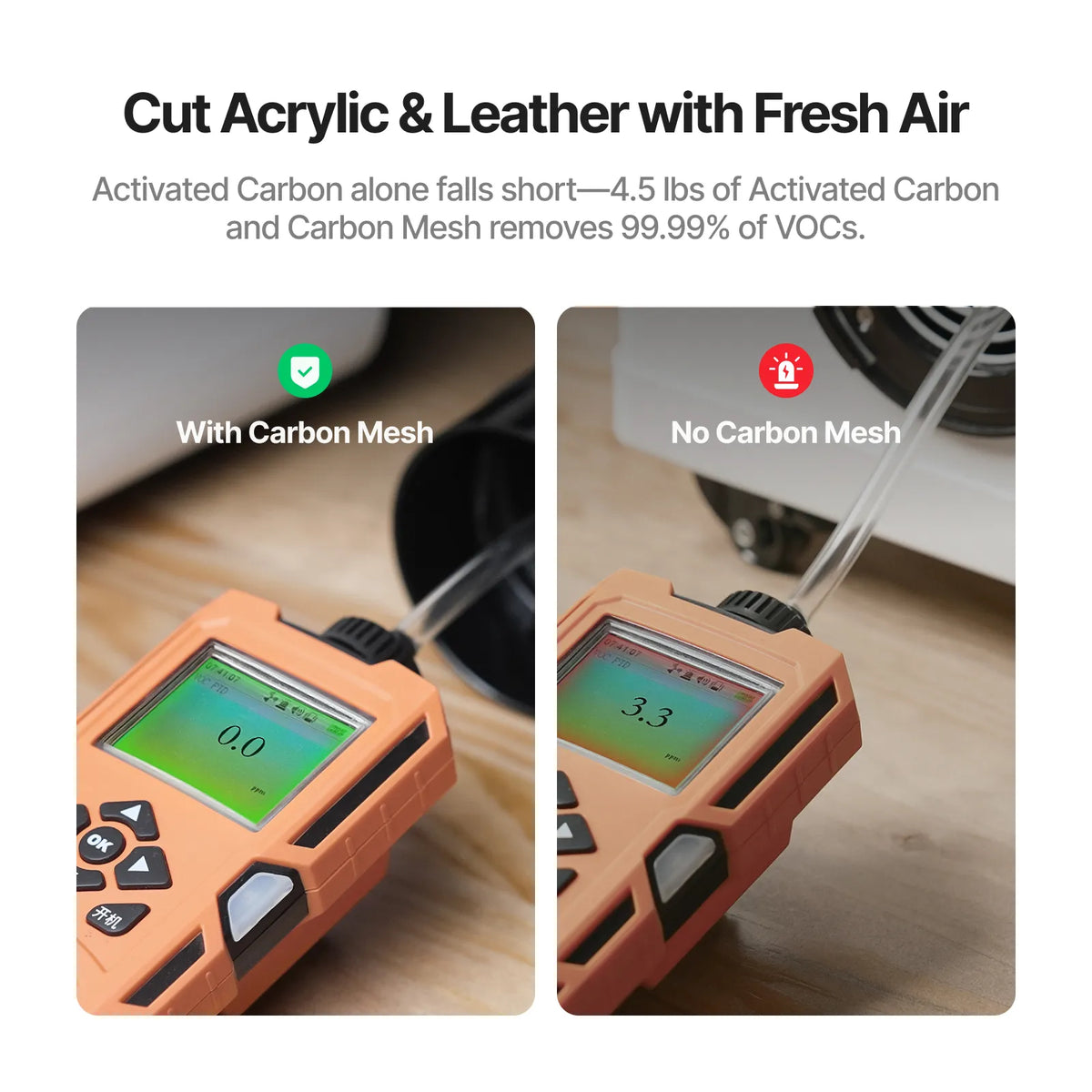 xTool SafetyPro odor comparison