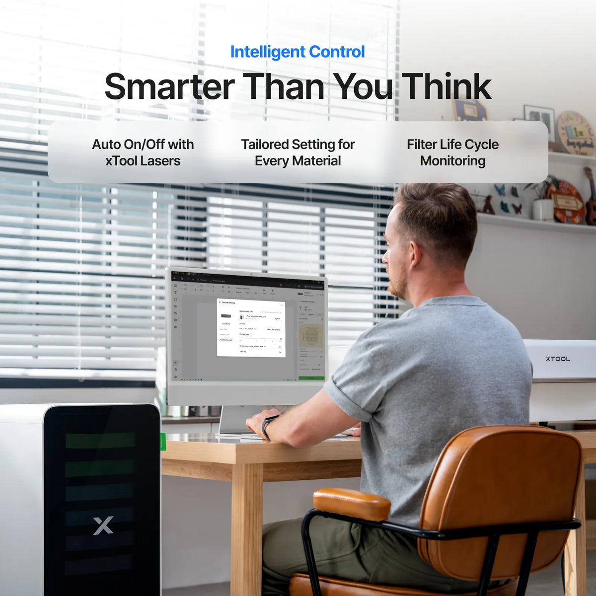 xTool SafetyPro smart sync with laser