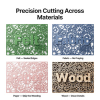 xTool M2 precision cutting detail