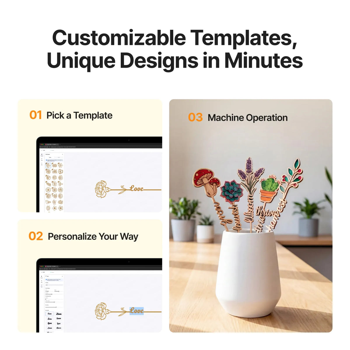 xTool M2 ready-to-use design templates