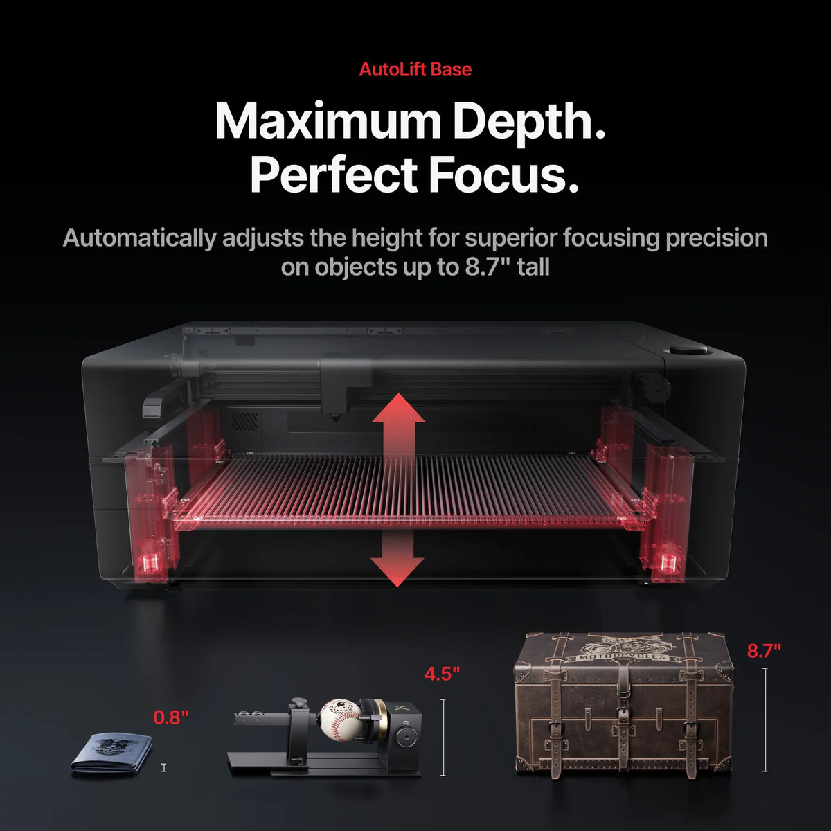 xTool P3 material compatibility