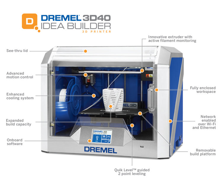 Dremel DigiLab 3D40-FLX 3D Printer - EDU Bundle