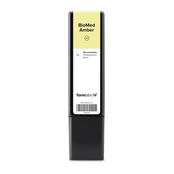 Formlabs BioMed Amber Resin Cartridge (1 Litre OEM) - Shop3D.ca