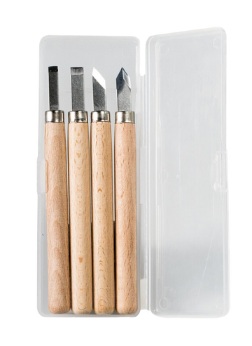 Chisel Set (4 piece w/case)
