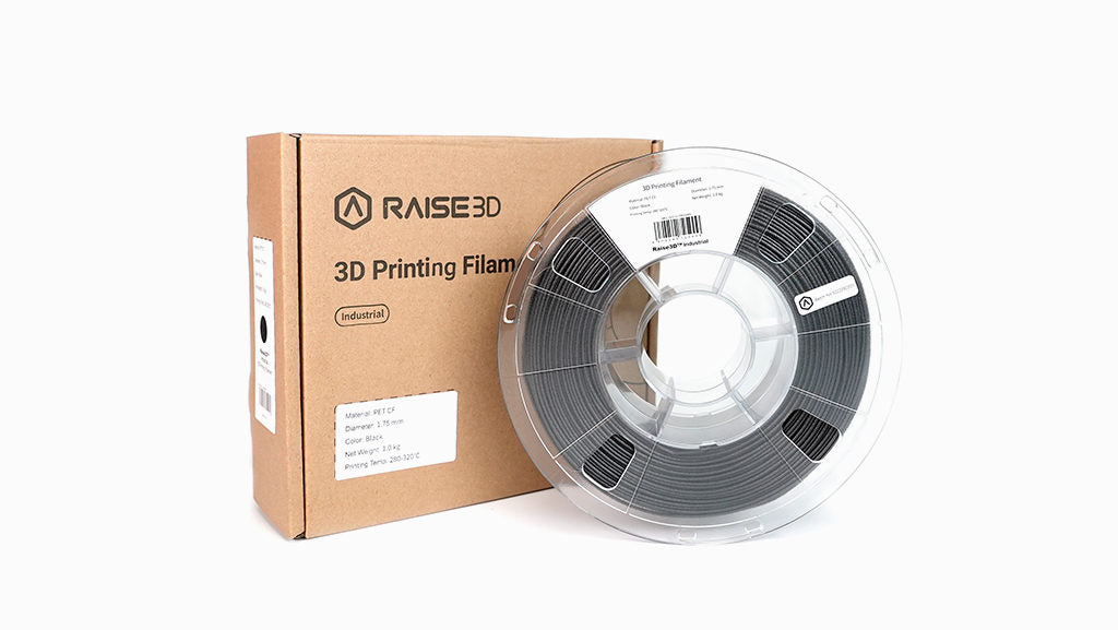 Raise3D Industrial PET CF Filament - 1.75mm (1kg) - Black