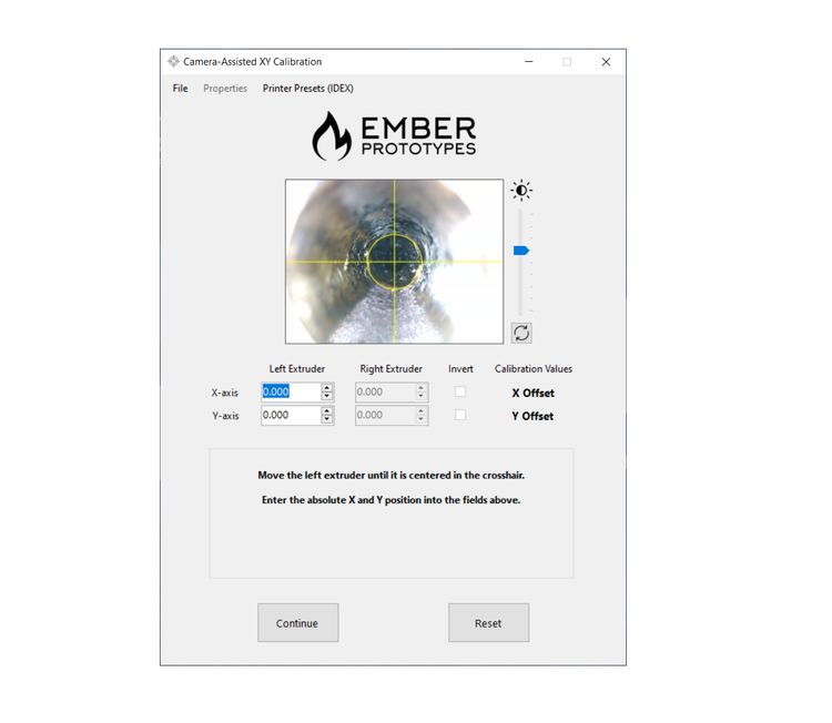 CXC - Camera Assisted XY Calibration Tool