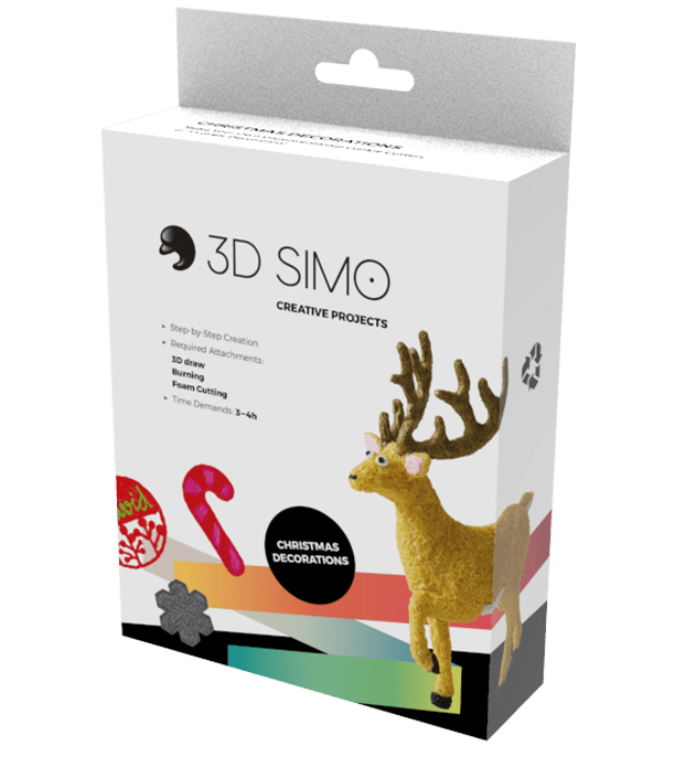 3D Pen Project - 3Dsimo Creative Box - Christmas - Shop3D.ca
